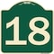 Signmission Designer Series Sign-Sign W/ Number Heavy-Gauge Aluminum Architectural Sign, 18" x 18", G-1818-22904 A-DES-G-1818-22904 - alternate 1